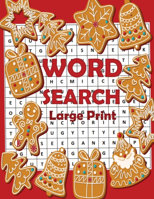 Large Print Word Search : Easy Senior Words Finder Puzzle Find Book Big Fortune Crossword for Adults, Paperback / softback Book