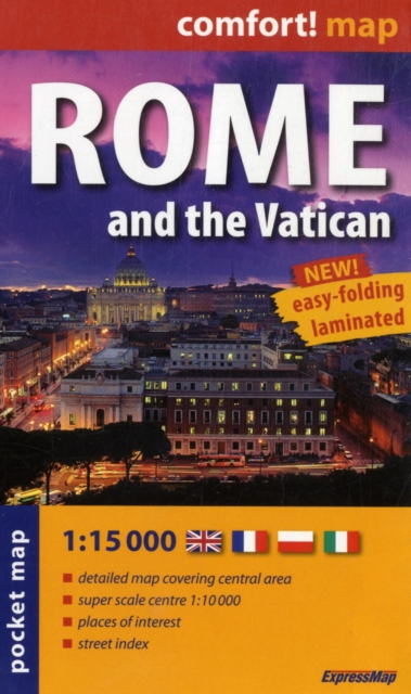 Rome Vatican City mini, Sheet map, folded Book