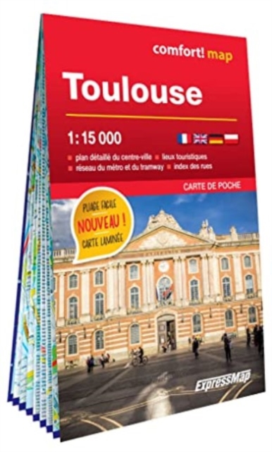 Toulouse mini, Sheet map, folded Book