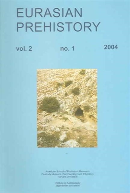 Eurasian Prehistory 2 : 1, Paperback / softback Book