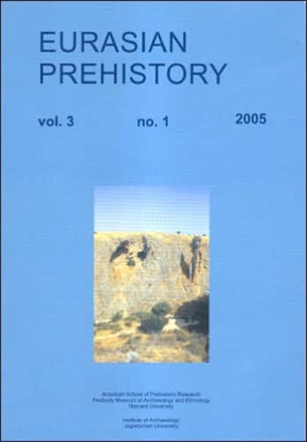 Eurasian Prehistory vol 3.1 : 1, Paperback / softback Book
