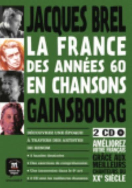 La France en chansons : La France des annees 60 en chansons - Gainsbourg et Bre, Mixed media product Book
