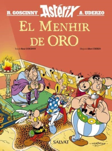 Asterix in Spanish : El Menhir de Oro, Hardback Book