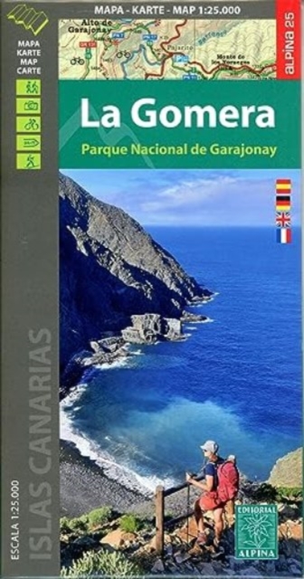 Gomera - PN de Garajonay GR131+GR132, Sheet map, folded Book