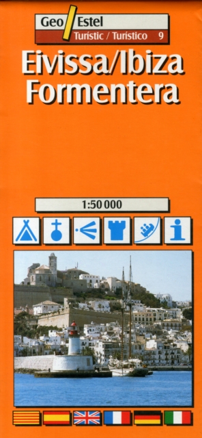 Ibiza, Formentera, Sheet map, folded Book