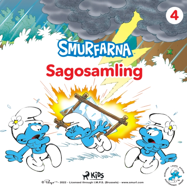 Smurfarna - Sagosamling 4, eAudiobook MP3 eaudioBook