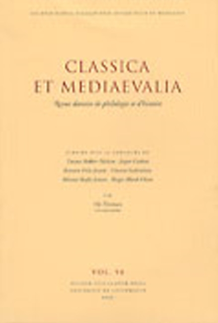 Classica et Mediaevalia : Volume 50, Hardback Book