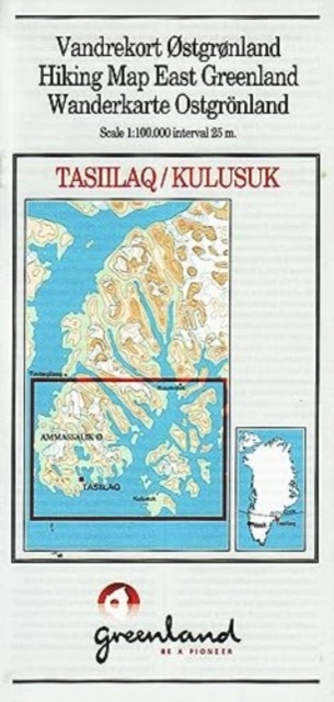 Tasiilaq - Kulusuk (6) East Greenland, Sheet map, folded Book