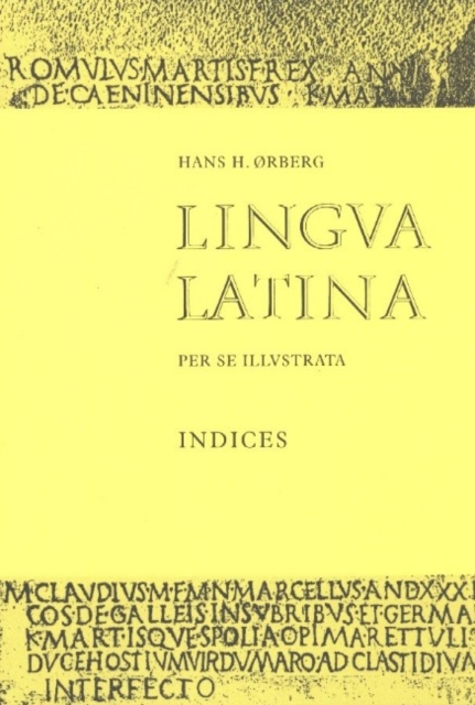Lingua Latina - Indices, Paperback / softback Book