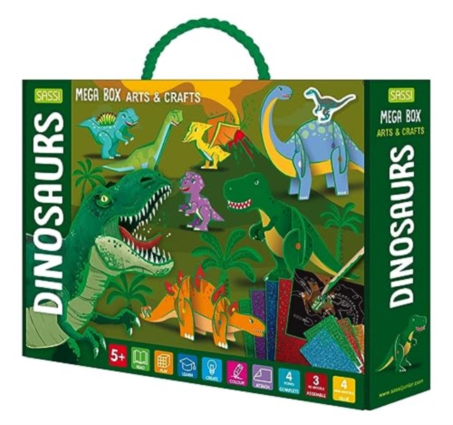 Mega Box arts and Crafts - Dinosaurs, Paperback / softback Book