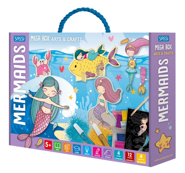 Mega Box Arts and Crafts - Mermaids, Paperback / softback Book