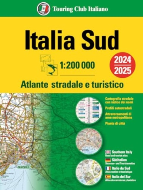 Italy South atlas - atlante stradale Sud 2024/2025, Paperback / softback Book
