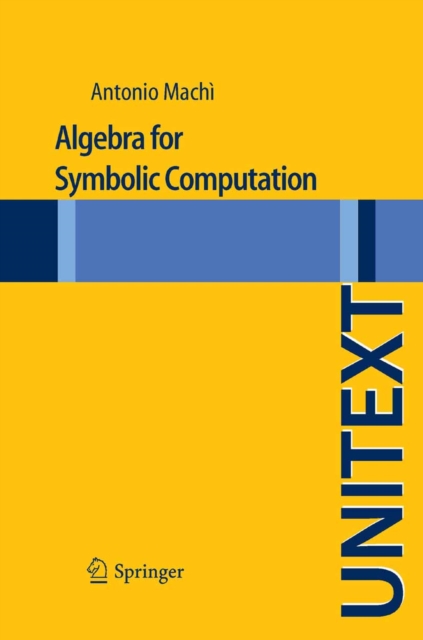 Algebra for Symbolic Computation, PDF eBook