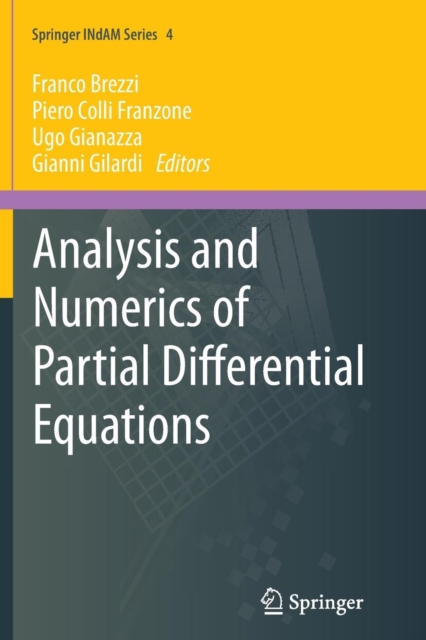 Analysis and Numerics of Partial Differential Equations, Paperback / softback Book