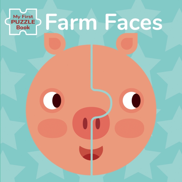 My First Puzzle Book: Farm Faces, Hardback Book