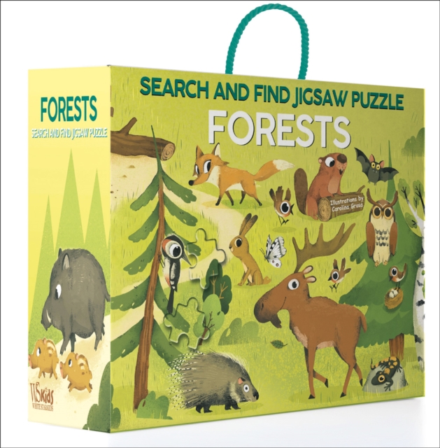 Forests: Search and Find Jigsaw Puzzle, Board book Book