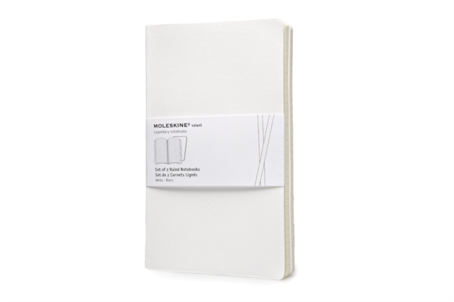 Moleskine Volant Large Ruled White 2-set, Multiple copy pack Book