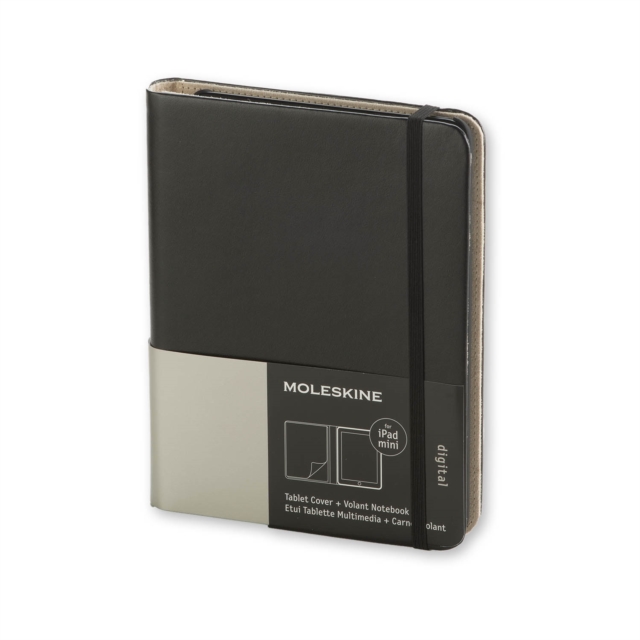 Moleskine Ipad Mini Tablet Slim Digital Cover With Volant Notebook, General merchandise Book