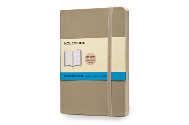 Moleskine Soft Cover Khaki Beige Pocket Dotted Notebook, Notebook / blank book Book