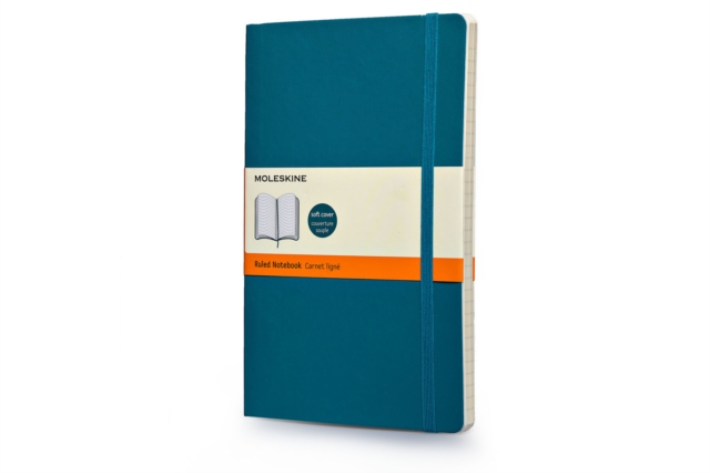 Moleskine Soft Large Underwater Blue Ruled Notebook, Notebook / blank book Book