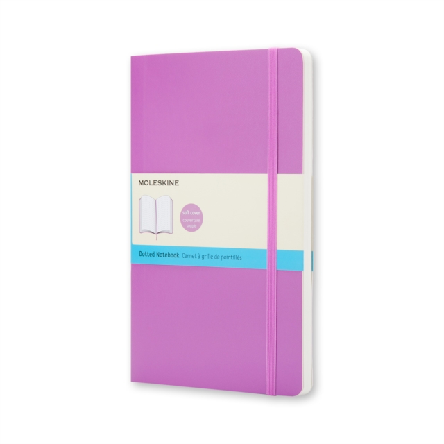 Moleskine Soft Large Orchid Purple Dotted Notebook, Notebook / blank book Book