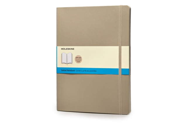 Moleskine Soft Extra Large Khaki Beige Dotted Notebook, Notebook / blank book Book