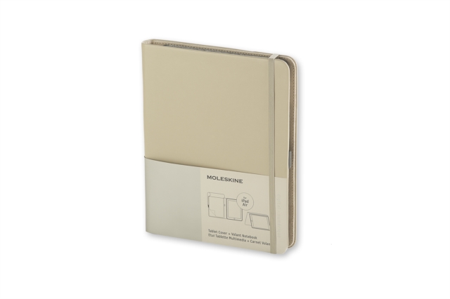 Moleskine Khaki Beige Ipad Air Cover With Volant Notebook, General merchandise Book
