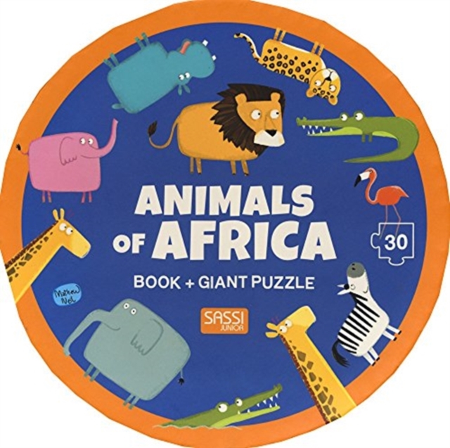 ANIMALS OF AFRICA BOOK & PUZZLE, Hardback Book