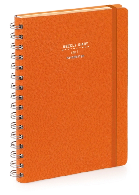 Nava 2015 Diary Weekly Small Orange, Spiral bound Book