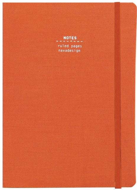Nava Everything Medium Notebook, Orange, Hardback Book