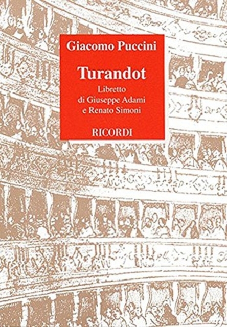 Turandot it Lib, Paperback Book