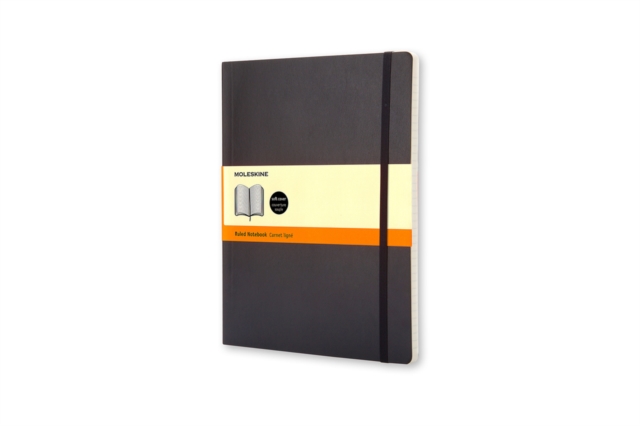 Moleskine Soft Extra Large Ruled Notebook Black, Notebook / blank book Book