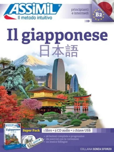 Il Giapponese (Livre + 4 CD audio + 1 cle USB ) : Methode de japonais pour Italiens, Mixed media product Book