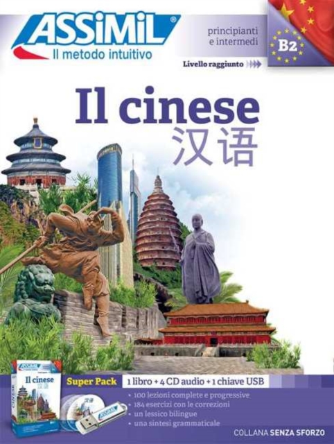 IL CINESE (Book + 4 CD audio + 1 cle USB ) : Methode de chinois mandarin pour Italiens, Mixed media product Book