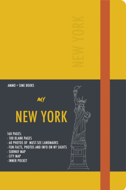 My New York - Notebook : Yellow Saffron, Paperback / softback Book