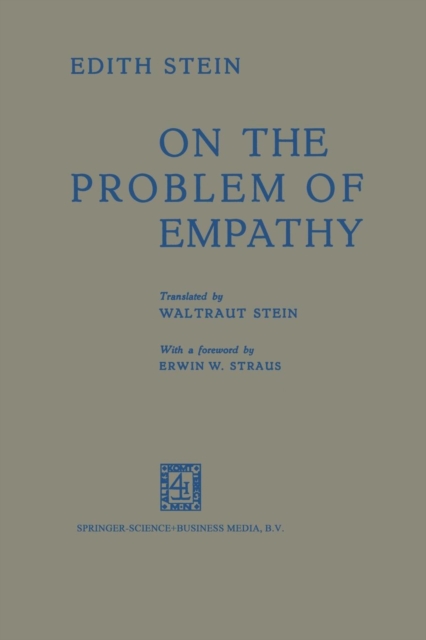 On the Problem of Empathy, Paperback / softback Book
