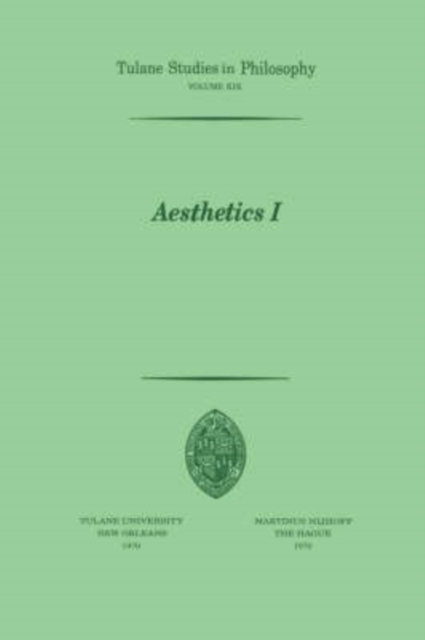 Aesthetics I, Paperback / softback Book