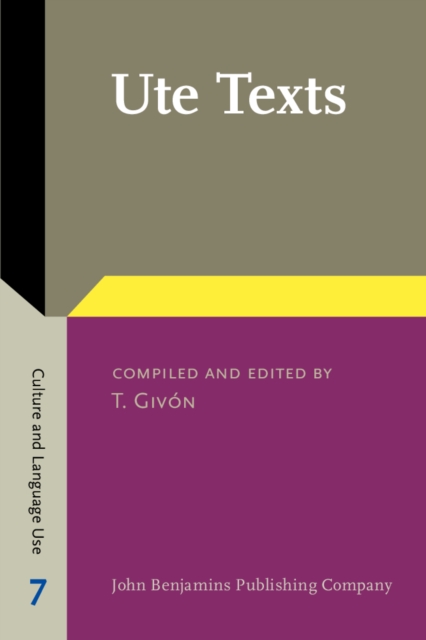 Ute Texts, Paperback / softback Book