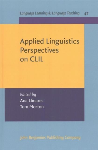 Applied Linguistics Perspectives on CLIL, Hardback Book