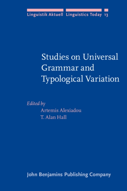 Studies on Universal Grammar and Typological Variation, Hardback Book