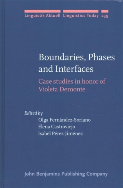 Boundaries, Phases and Interfaces : Case studies in honor of Violeta Demonte, Hardback Book