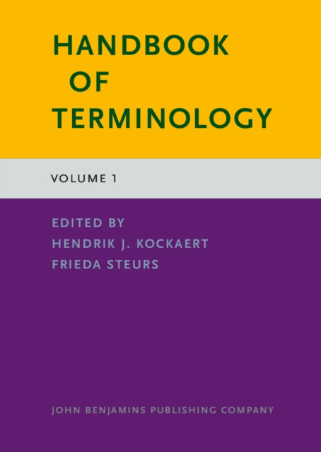 Handbook of Terminology : Volume 1, Hardback Book