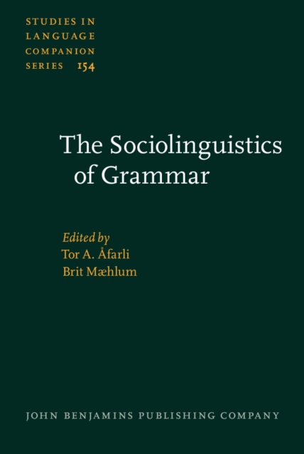The Sociolinguistics of Grammar, Hardback Book