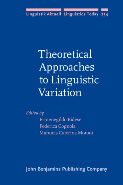 Theoretical Approaches to Linguistic Variation, PDF eBook