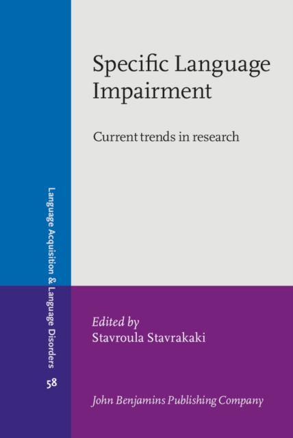 Specific Language Impairment : Current trends in research, PDF eBook