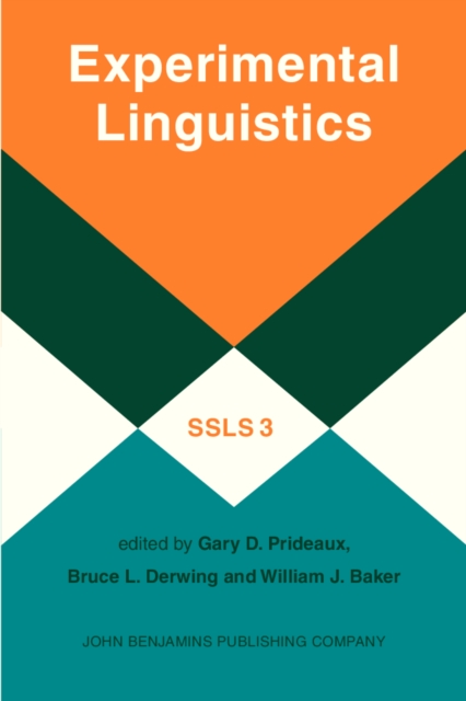 Experimental Linguistics : Integration of theories and applications, PDF eBook