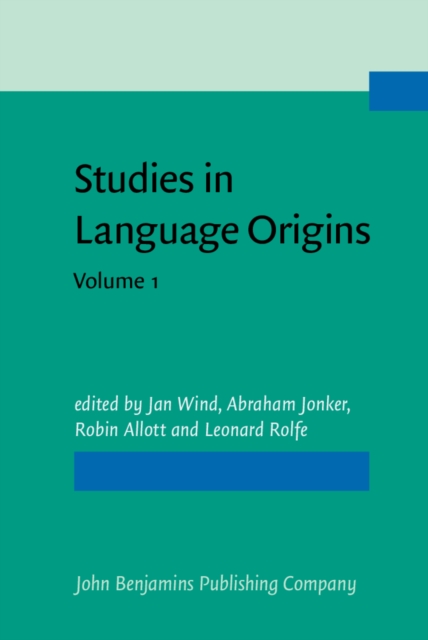 Studies in Language Origins : Volume 3, PDF eBook
