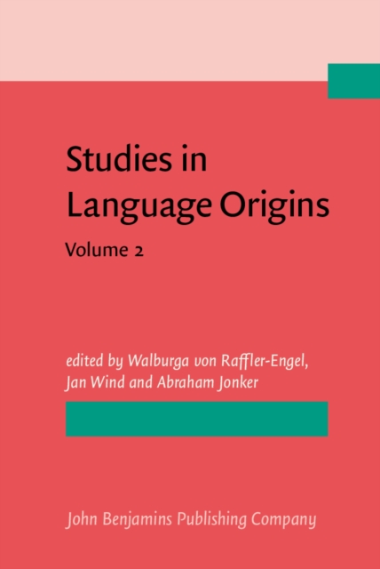 Studies in Language Origins : Volume 2, PDF eBook