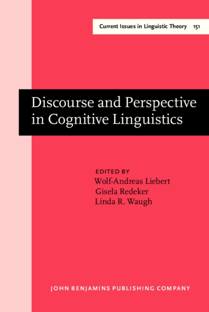 Discourse and Perspective in Cognitive Linguistics, PDF eBook