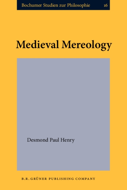 Medieval Mereology, PDF eBook
